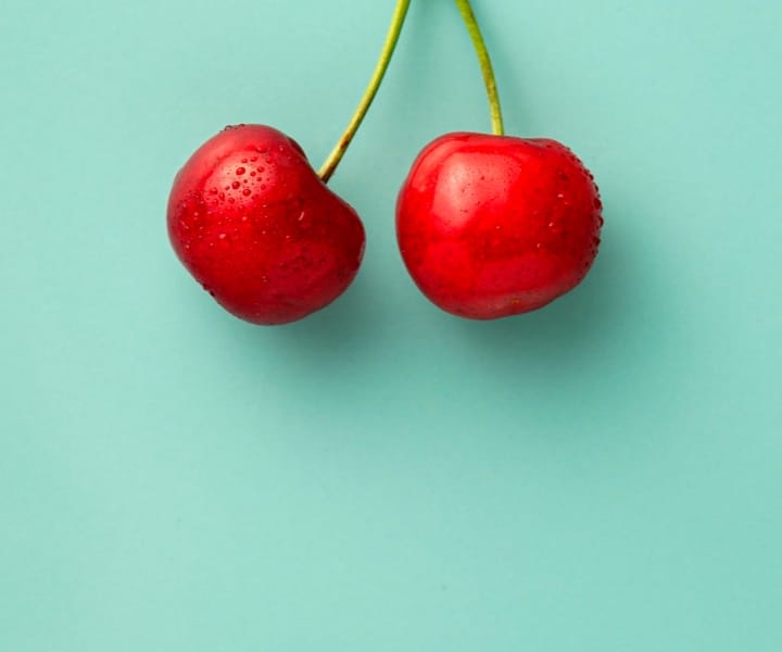Two cherries.